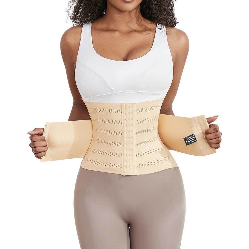 Women Waist Body Shaper Gym Fitness Tummy Control Shapewear Slimming Corset Double Belt W250910