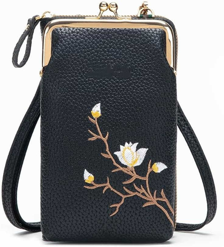 Women Sling CrossBody Wallet with Mobile Cell Phone Holder Crossbody Bags for Women Travel Z250910