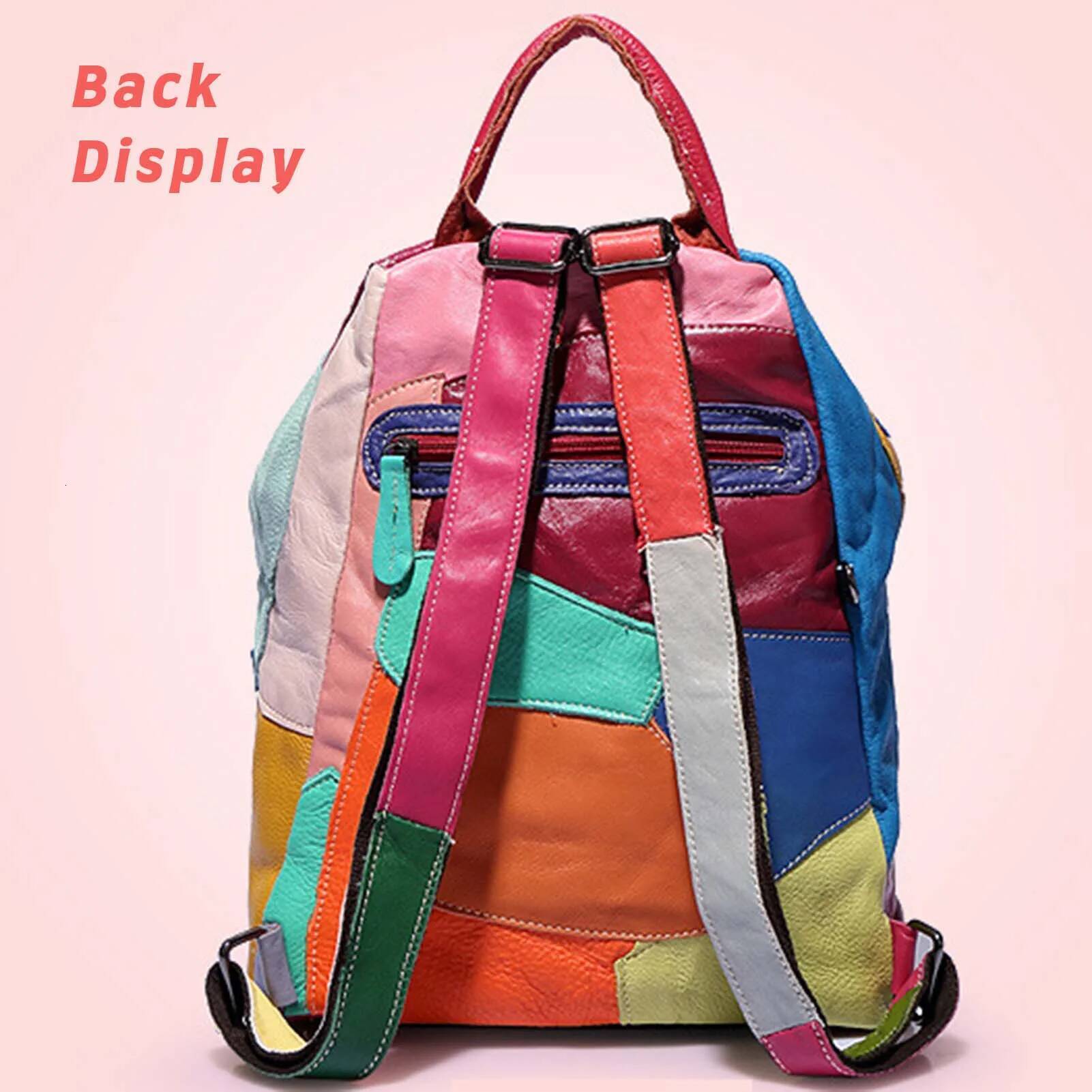 Stylish ing Leather Rivets Backpack Wear-resistant Waterproof Bag For Daily Work Travel Party high-quality