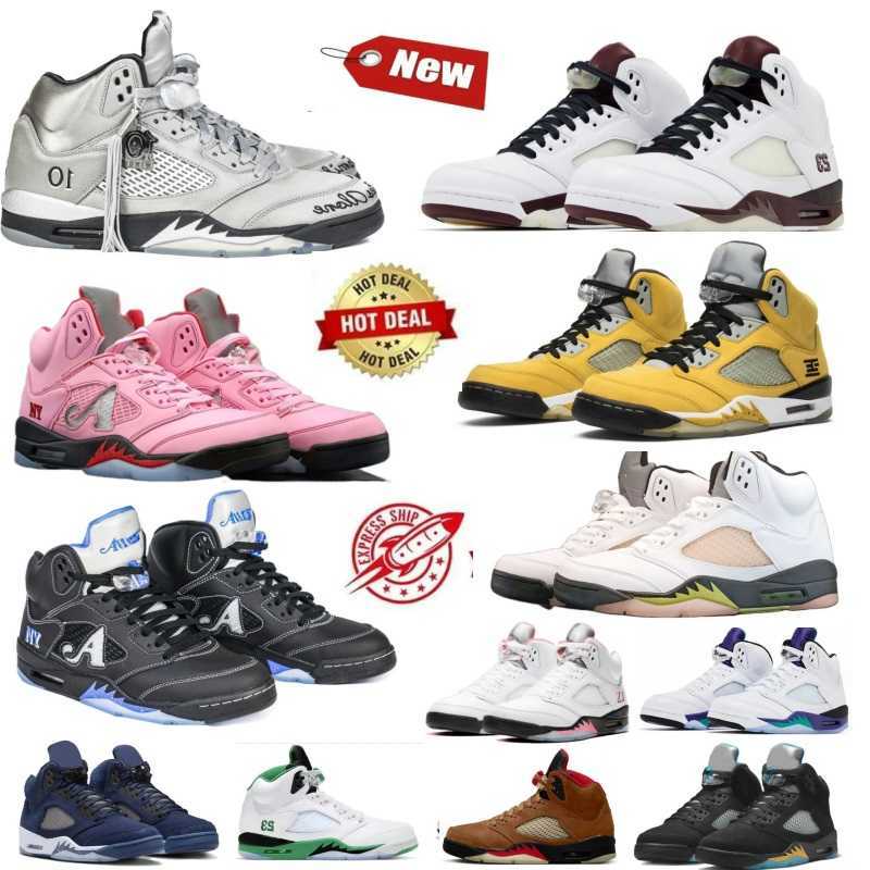 New Basketball Shoes Black Metallic Grape 5s Tokyo23 Awake Arctic Pink 5 Reimagined Violet Ore Wolf Grey Midnight Navy Men Sports shoe Outdoor Sneakers 2025