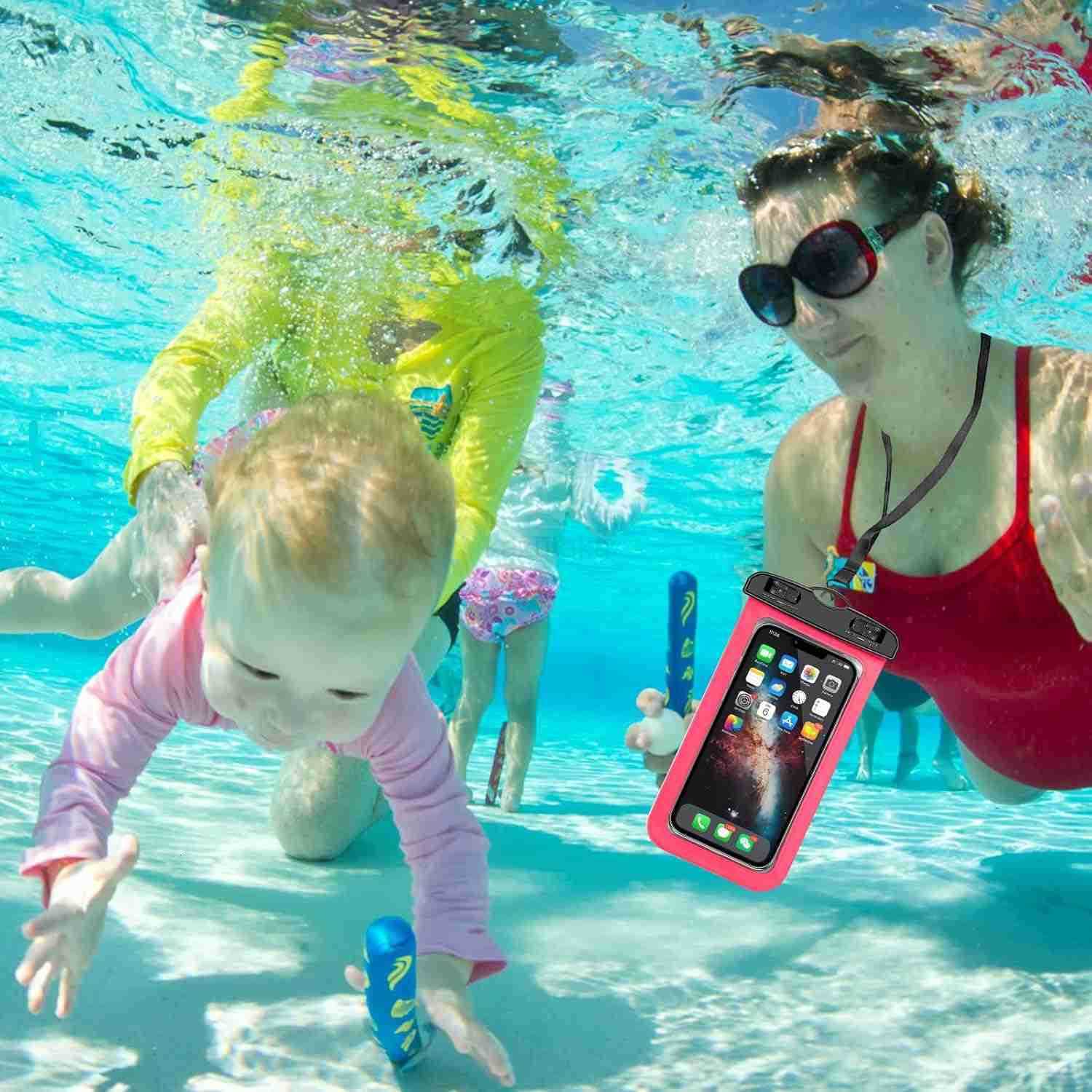 5 Pack Universal Waterproof Phone Pouch Large Phone Dry Bag Waterproof Case for Phone Z250910