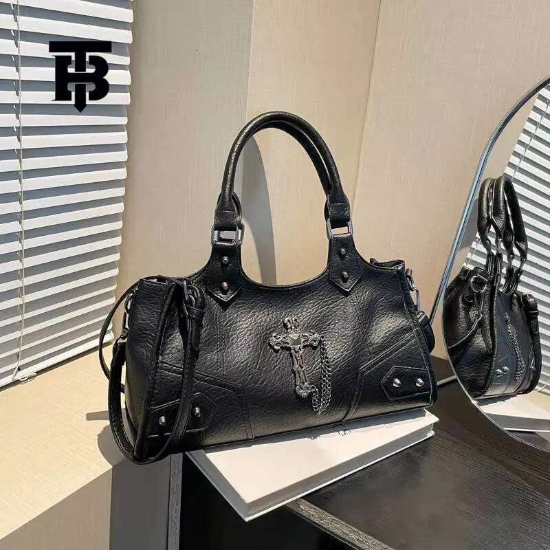 TB BHULAMTE Luxury Designer Bag Dhgargets New Hot Girl Bag Niche Motorcycle High-end Single-shoulder Bag Crossbody Bag Simple Yet Versatile