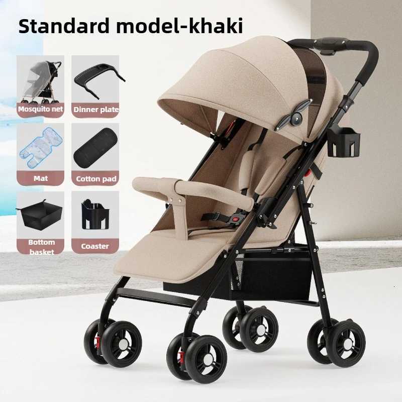 Twoway Baby Stroller Can Sit or Lie Down Ultralight and Foldable Portable for Walking Baby Reversible and Newborn W250910