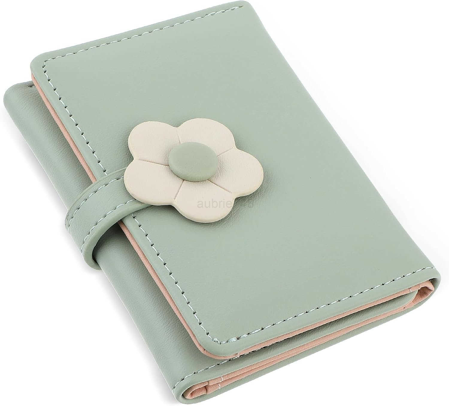 Cute Wallet for Teen Girl PU Leather Trifold Small Wallet Cash Pocket flowers Print Card Holder Coin Purse with ID Window for Girls WomenZ250910