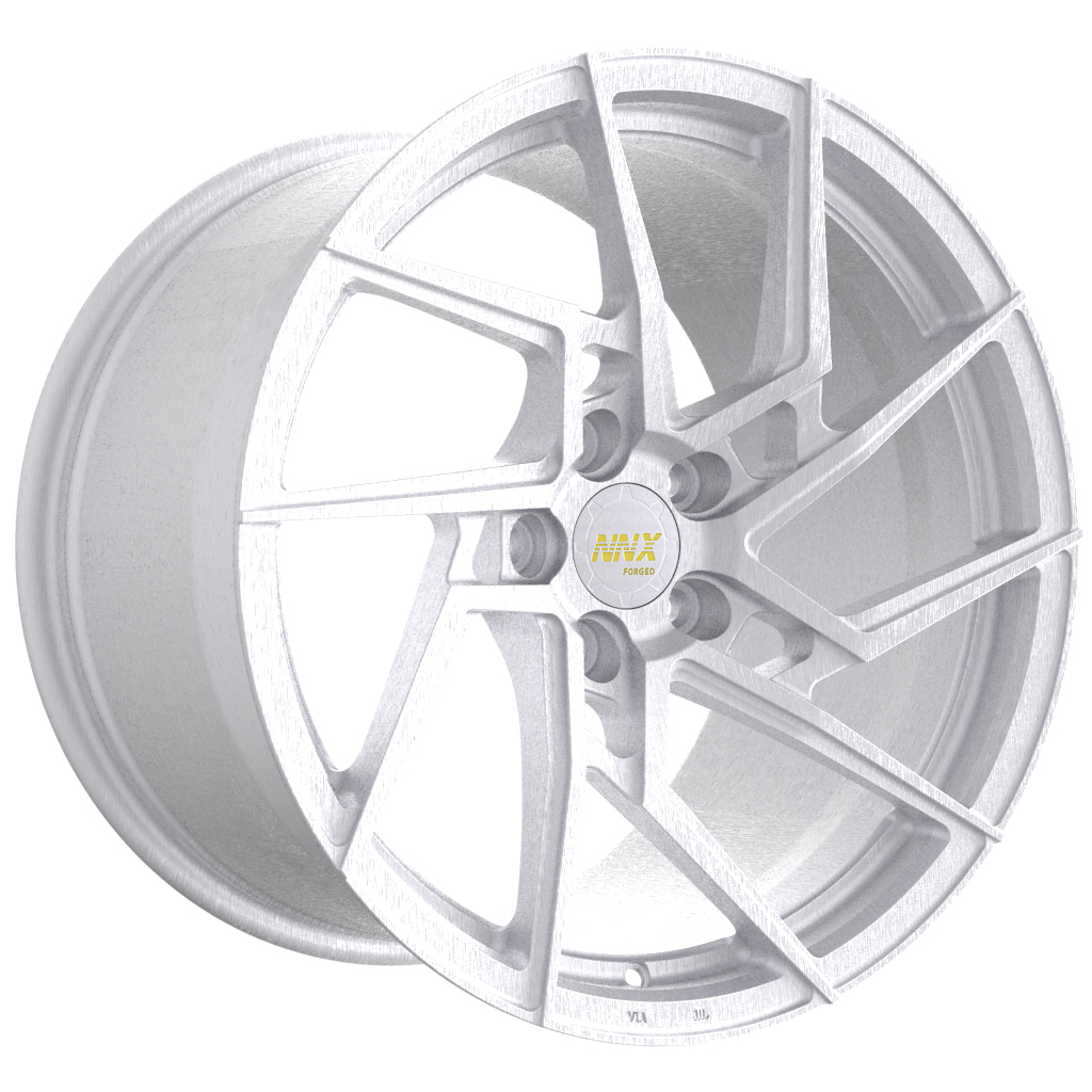 Hot Selling Machined-Faced 16 17 18 19 20 21 22 23 24 Inch 5*114.3 Mesh Design Duo Color 1 Piece Forged Car Wheel