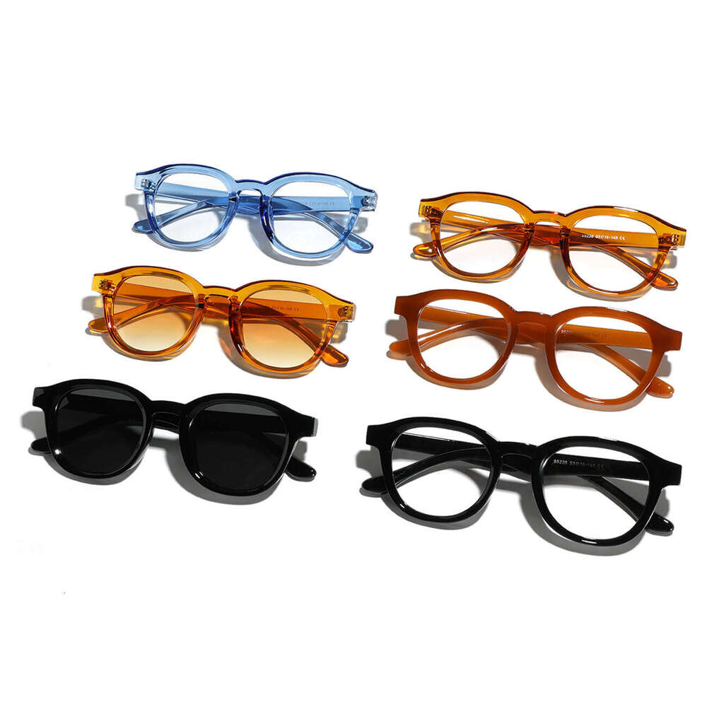 2025 New Round High End Sunglasses for Men and Women Internet Celebrity Style
