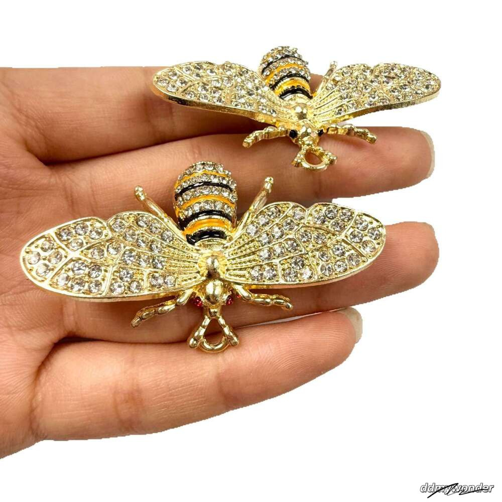 Fashion Alloy Inlaid Dia Bee Keychain Bag Accessories Car Key DIY Jewelry Pendant