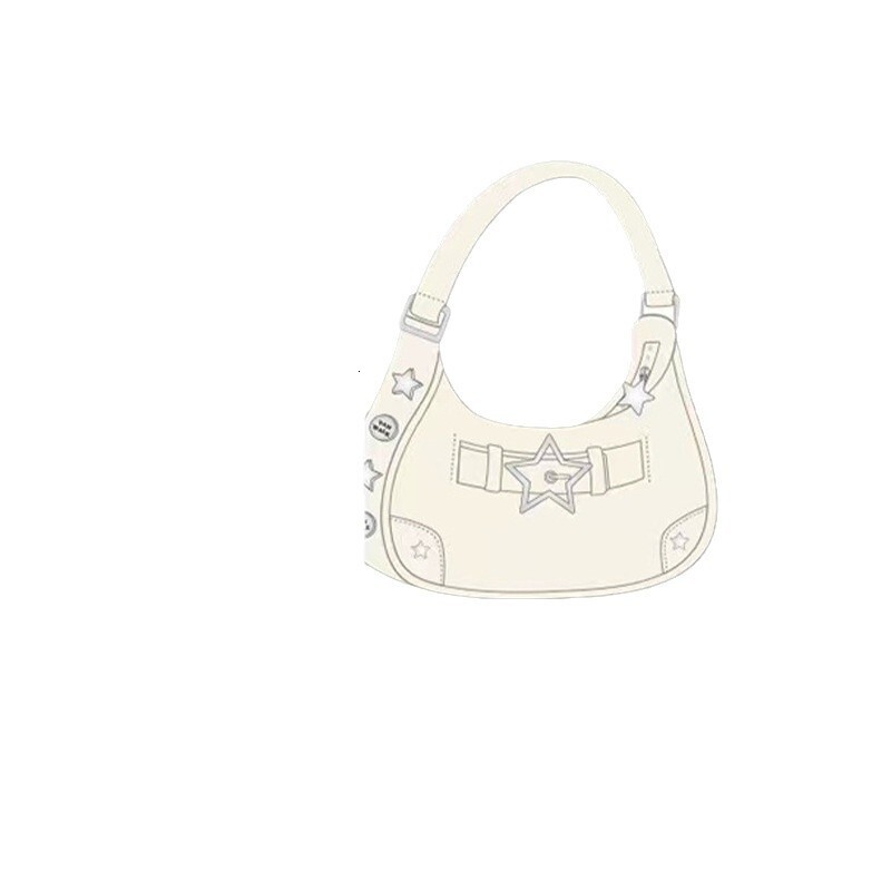 Summer American Style Trendy Star Underarm Bag For Women Millennial Style Handbag Free Shipping Luxury Bag Designer Bag Niche Design Shoulder Bag