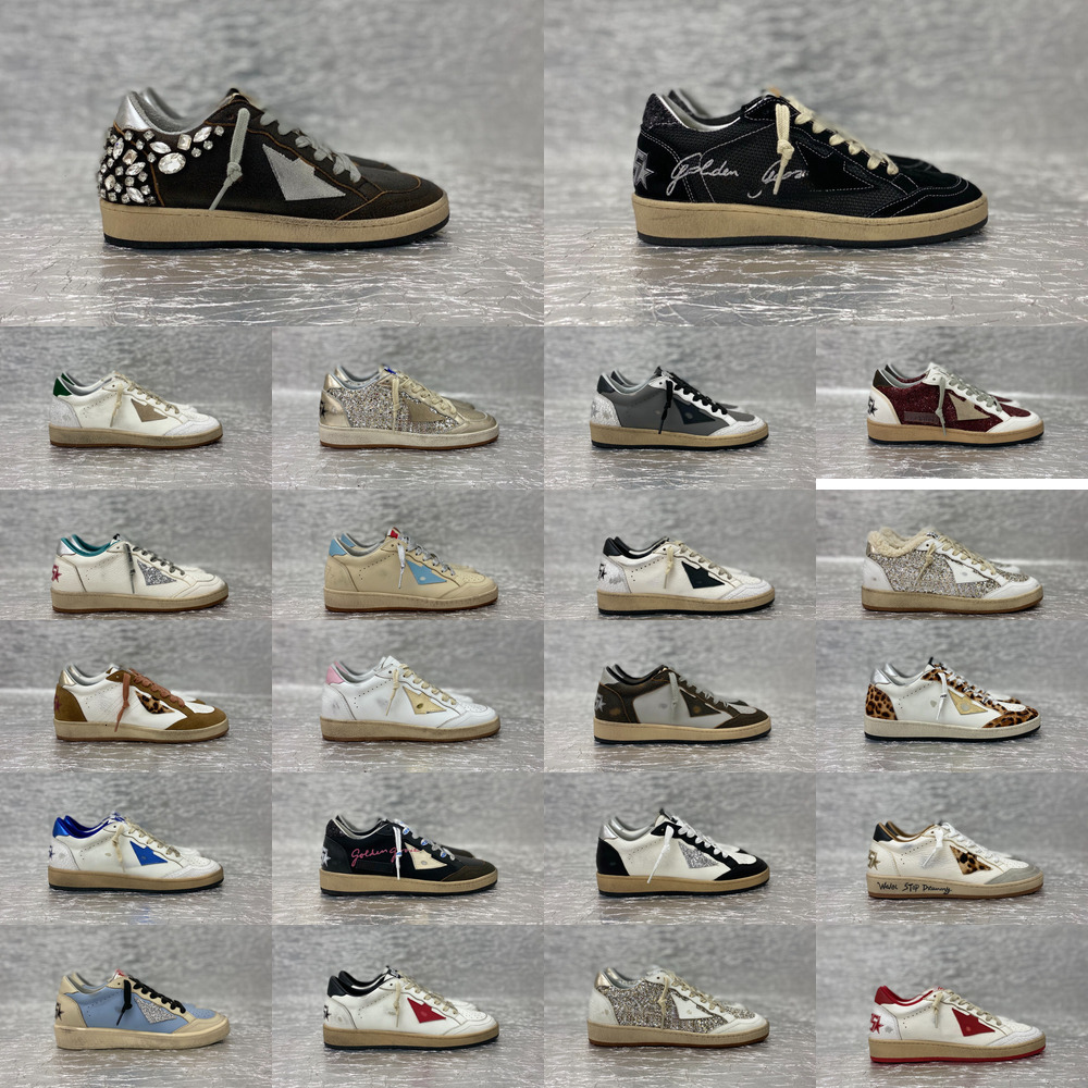 Golden goods Italy designer shoes Men Women sneaker Ball Star Shoes Dirty shoes Classic Casual Golden old school Sneakers do-old Italy Trainers With Box Size 35-46