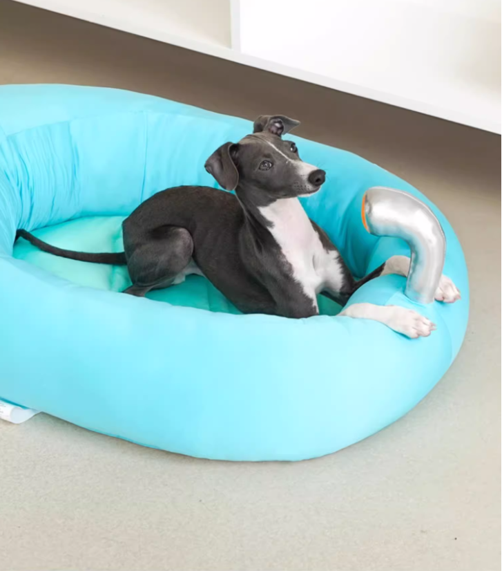 Durable Washing Machine Safe Dog Mat: Portable Cooler Pet Den Ideal for Canine Comfort