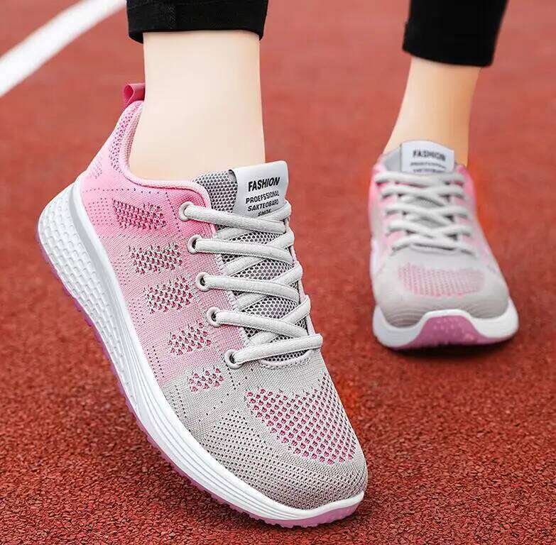 2025 Spring New Fashion Women's Shoes Soft Walking Flats Non-slip Casual Sport Shoes Athletic Sneakers for Lady