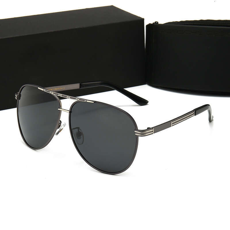 New Men's Polarized Sunglasses with Blue Coating, Classic Travel Leisure Versatile Driving Glasses 8866