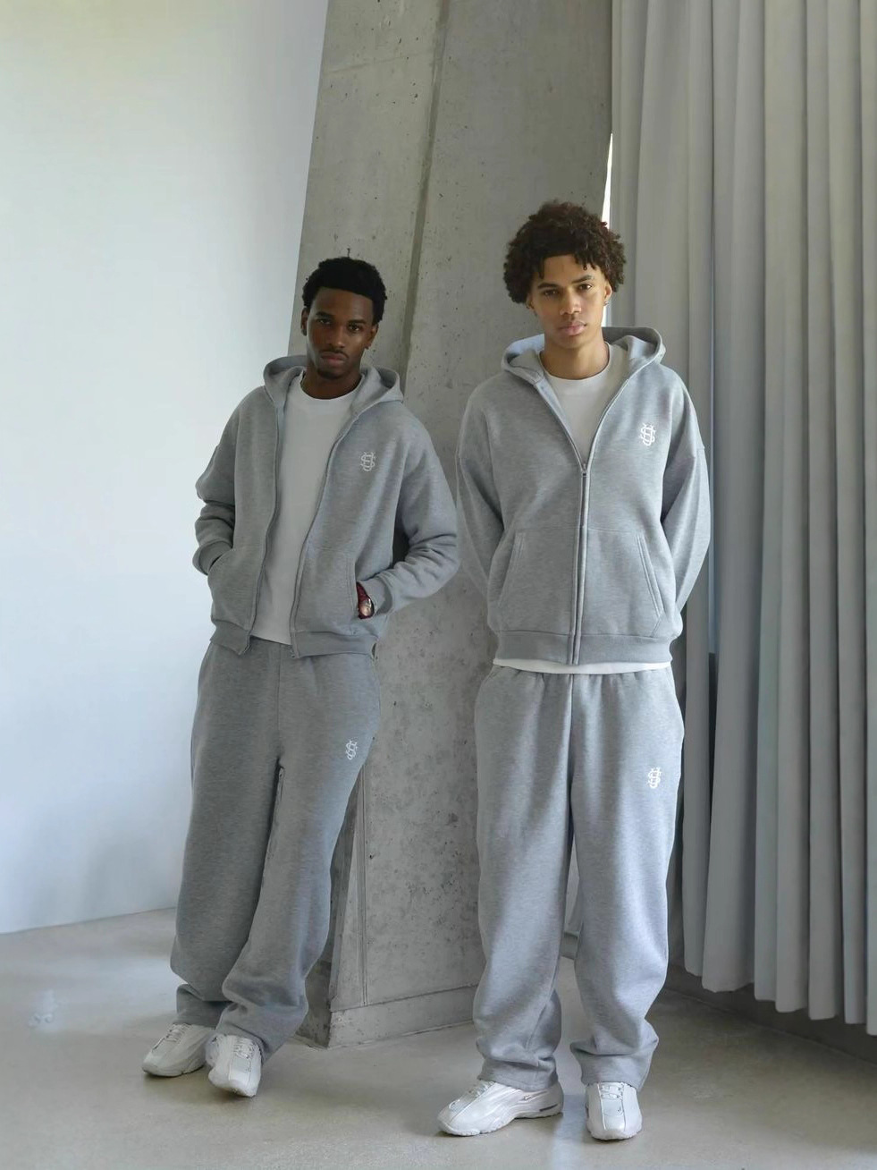 Men's Tracksuits SUVENE Tracksuit Men Designer Hoodie Shorts Loose Pants Embroidery Jacket Street Shirt Leg Openings Wide Jeans