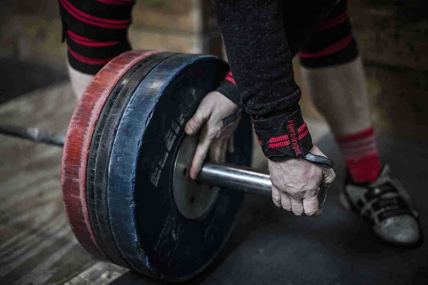 Red Line 18Inch Weightlifting Wrist Wraps for Men and Women Pair W250910