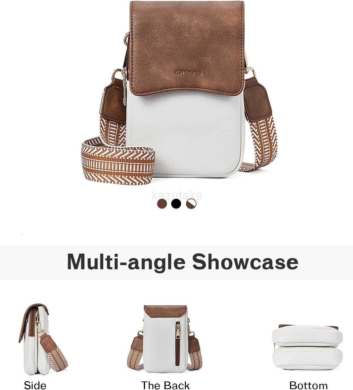 Cell Phone Crossbody Purse Small Cross Body Bag for Woman Leather Travel Wallet Shoulder Handbags with Card Slots Z250910