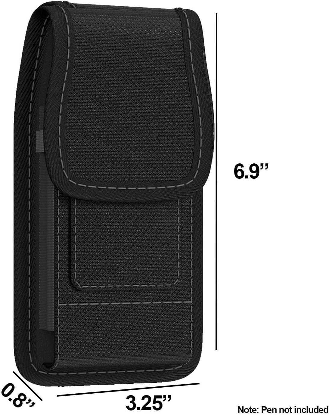 Holster for Google Pixel 10 9 Pro XL 9a 8 Pro 7 Pro 6 ProPixel 7 6 5A 4 XL Cell Phone Case Belt Clip Carabiner Card Holder Vertical Heavy Duty Nylon P