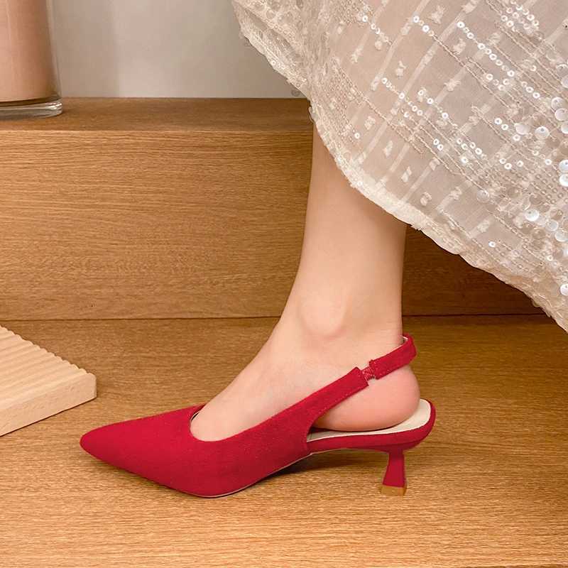 2025 New Sexy Women High Heels Luxury Pointed Toe Womens Pumps Fashion Shallow Sandals Stiletto Heels Women Party Wedding Shoes W250910