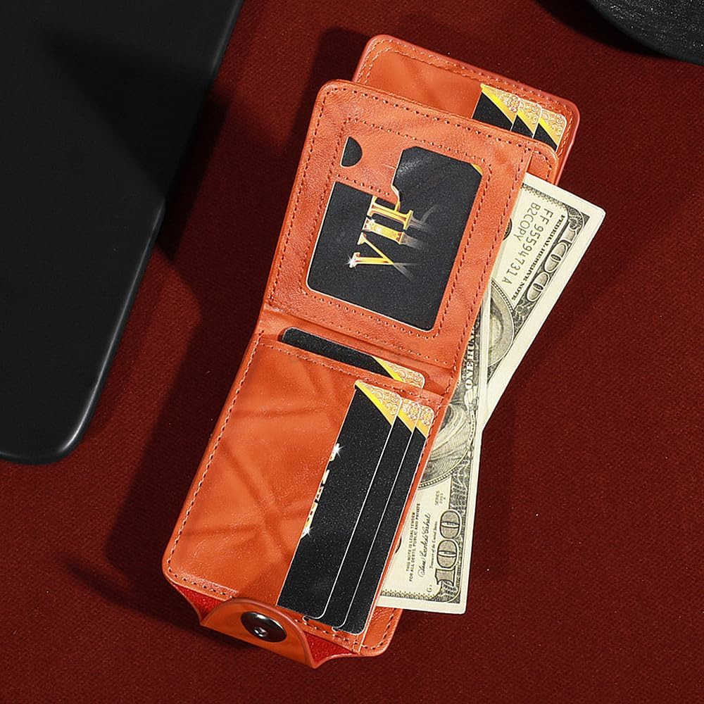Men Bill Wallet PU Leather CARD Photo Holder Bifold Billfold Brown 100 DollarZ250910