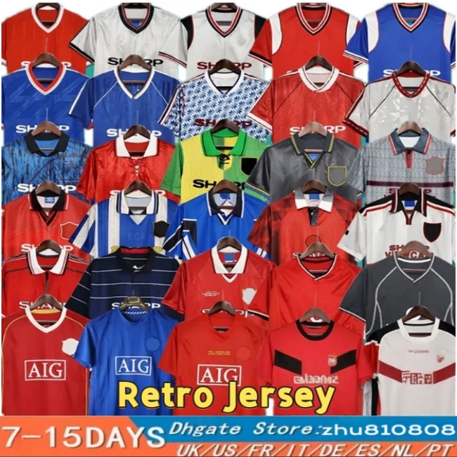 92 93 CANTONA GIGGS KEANE Mancunian Mainoo Mens RETRO Long Sleeve Soccer Jerseys 1998 1999 SOLSKJAER SCHOLES RONALDO FERDINAND ROONEY CHICHARITO