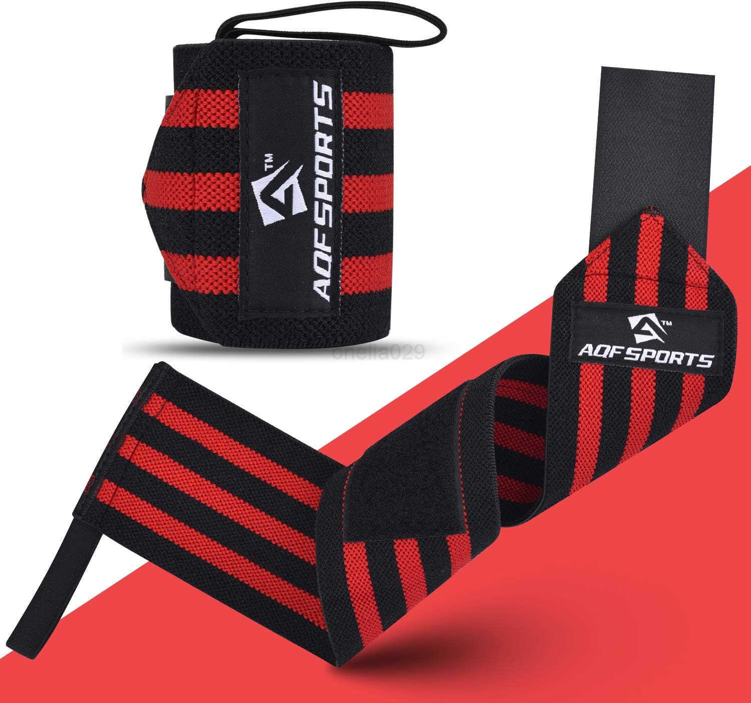Wrist Wraps for Weightlifting USPA IPL Approved 18 Gym Wrist Support with Thumb Loop Heavy Duty Lifting Wrist Straps for Fitness Workout Powerlifting 