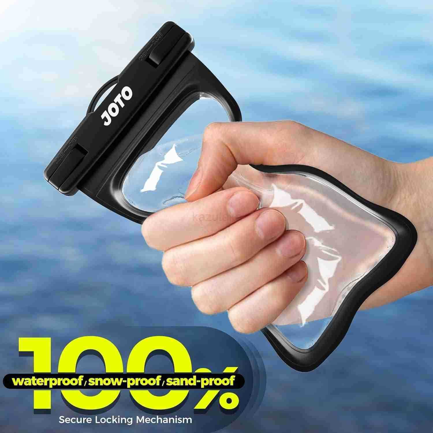 2 Pack Waterproof Phone Pouch Case Up to 7 IPX8 Underwater Phone Case Cellphone Dry Bag for iPhone 16 15 14 13 12 Pro Max Xs Max XR X 8 7 6S Plus SE S
