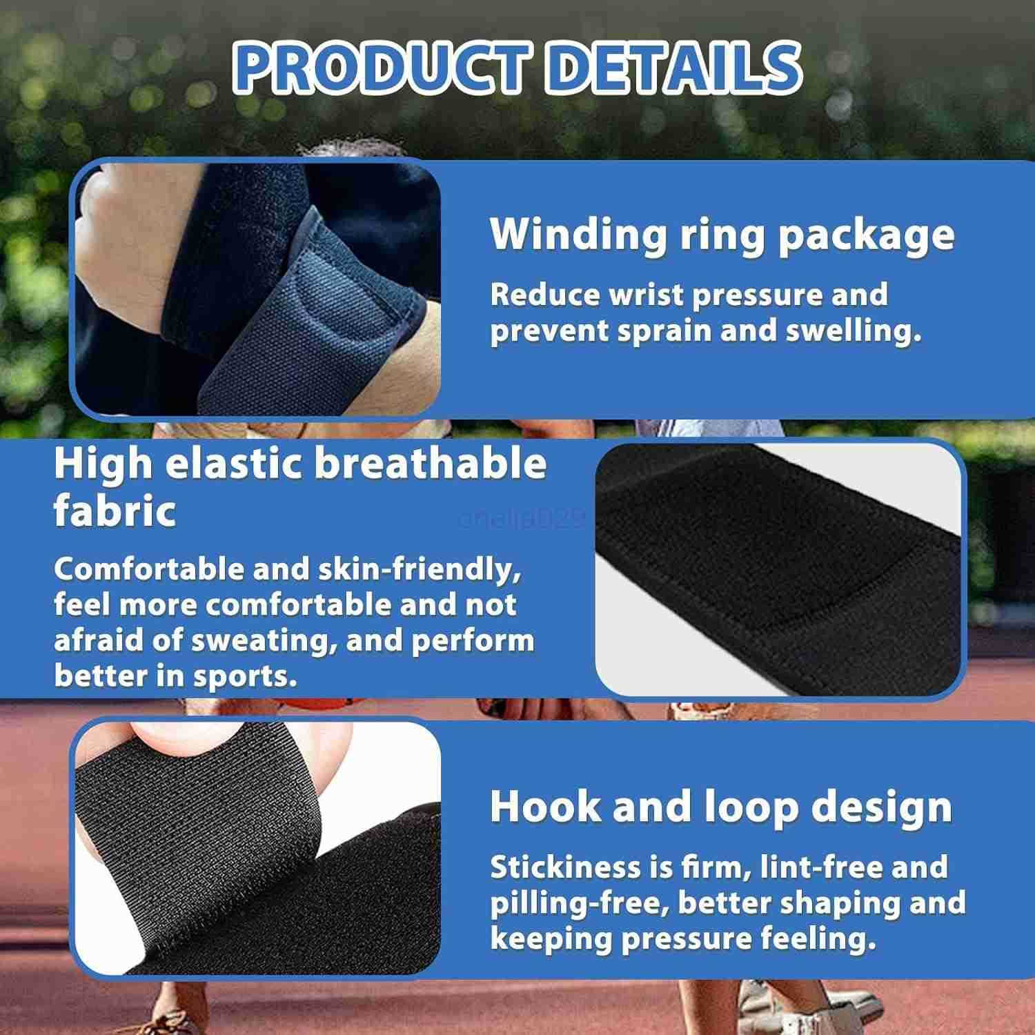 Wrist Support Brace 13 x 3 inches Wrist Braces for Sports and Daily Activities W250910