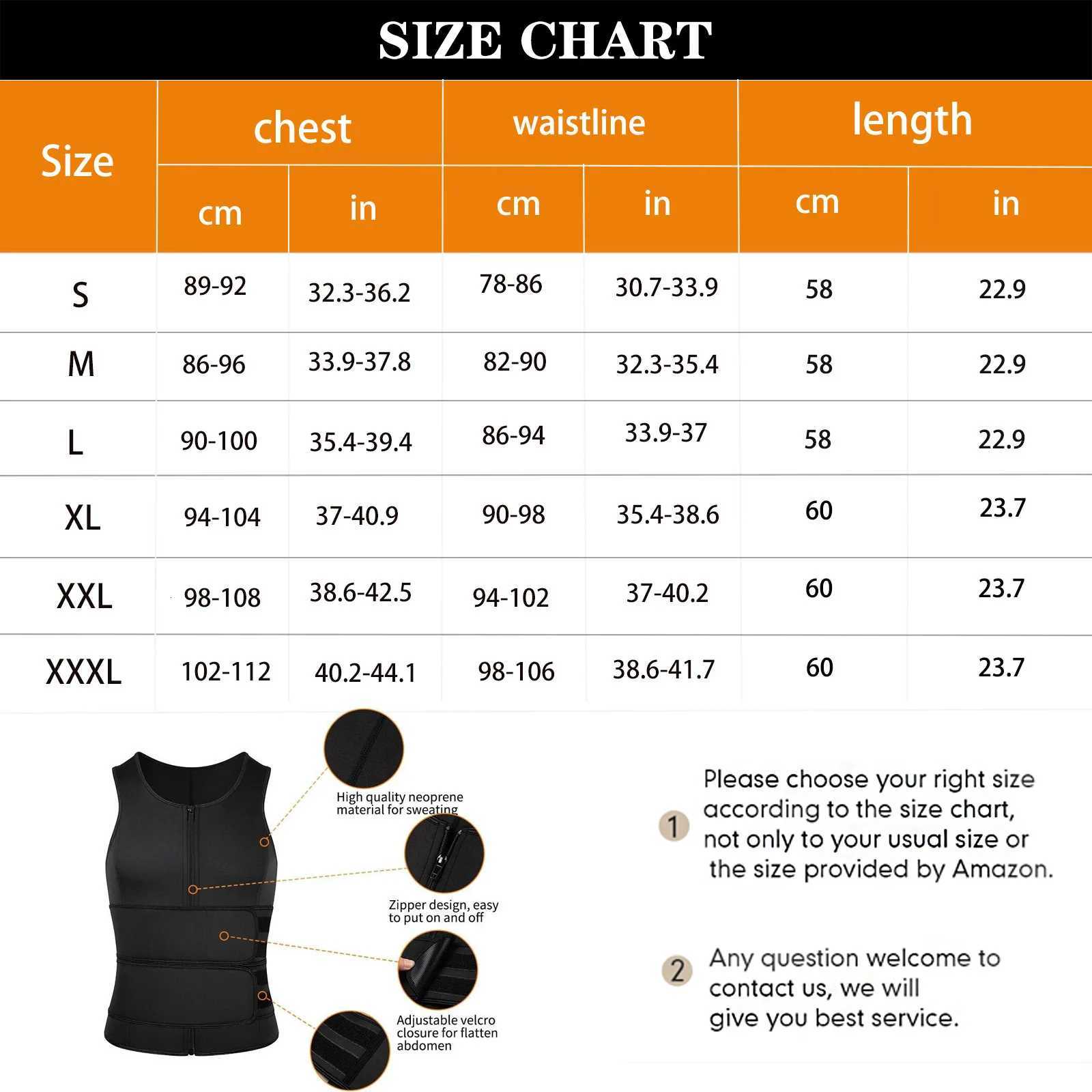 1pcs Mens corset Waist Men Slimming Body Shaper Vest Zipper Strap Correction Abdomen Tank Top Fitness Shapewear W250910