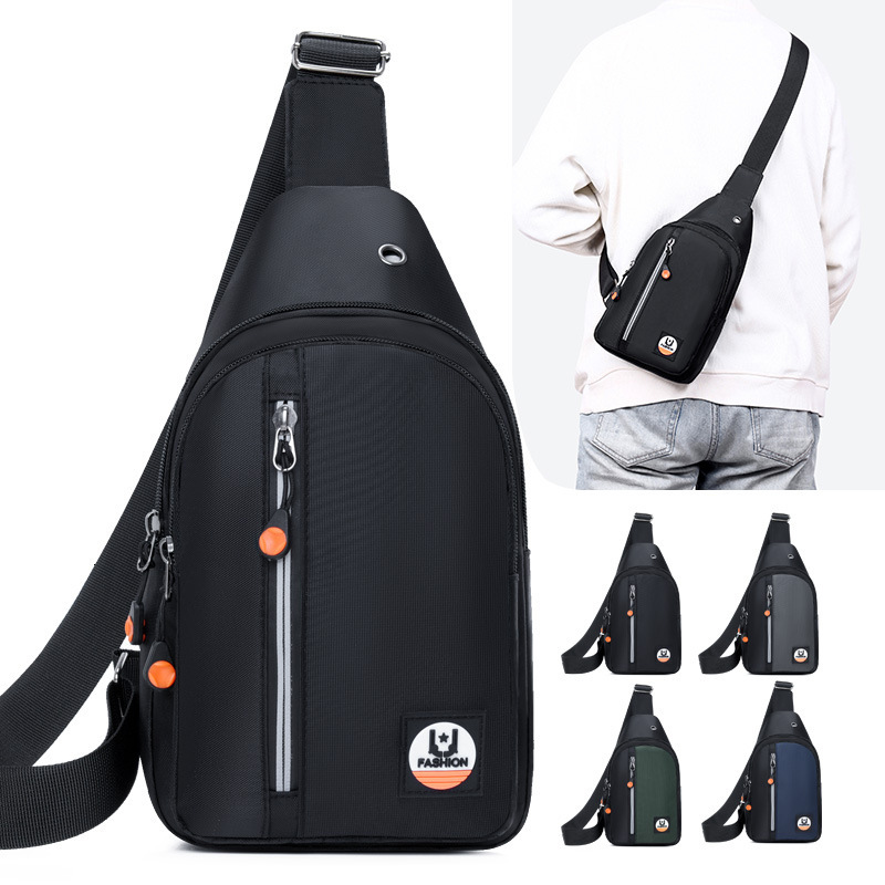 New Men S Casual Crossbody Bag Trendy Fashion Luxury Bag Versatile Sports Chest Bag Large Capacity Designer Free Shipping Bag Storage Commuter Shoulde
