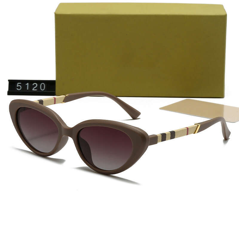 New Small Frame Cat Eye Polarized Unisex Versatile Fashion Trendy UV Protection Sunglasses 5120