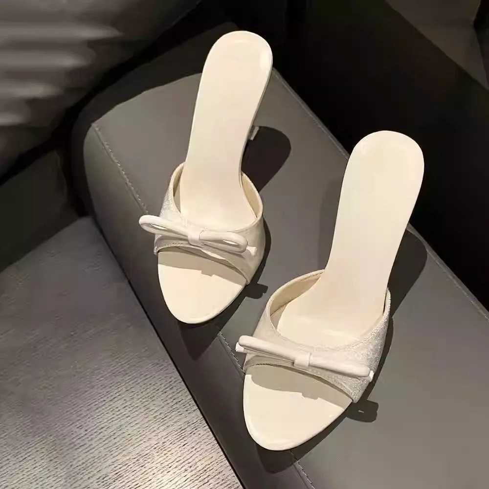 womens shoes trend 2024 Summer Elegant Woman High Heels Open Toe Fish Mouth Slippers Fashion Women Shoes Luxury Party Shoes W250910