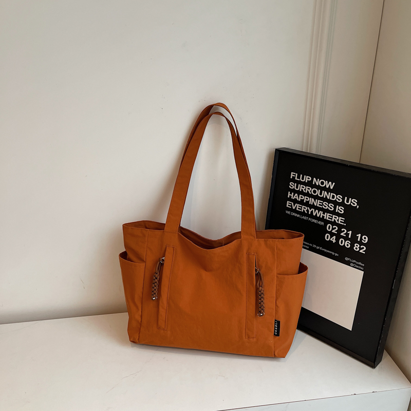 Women's large capacity handbag, student premium spacious bag, simple and versatile shoulder bag, women's essential crossbody bag for shoppin