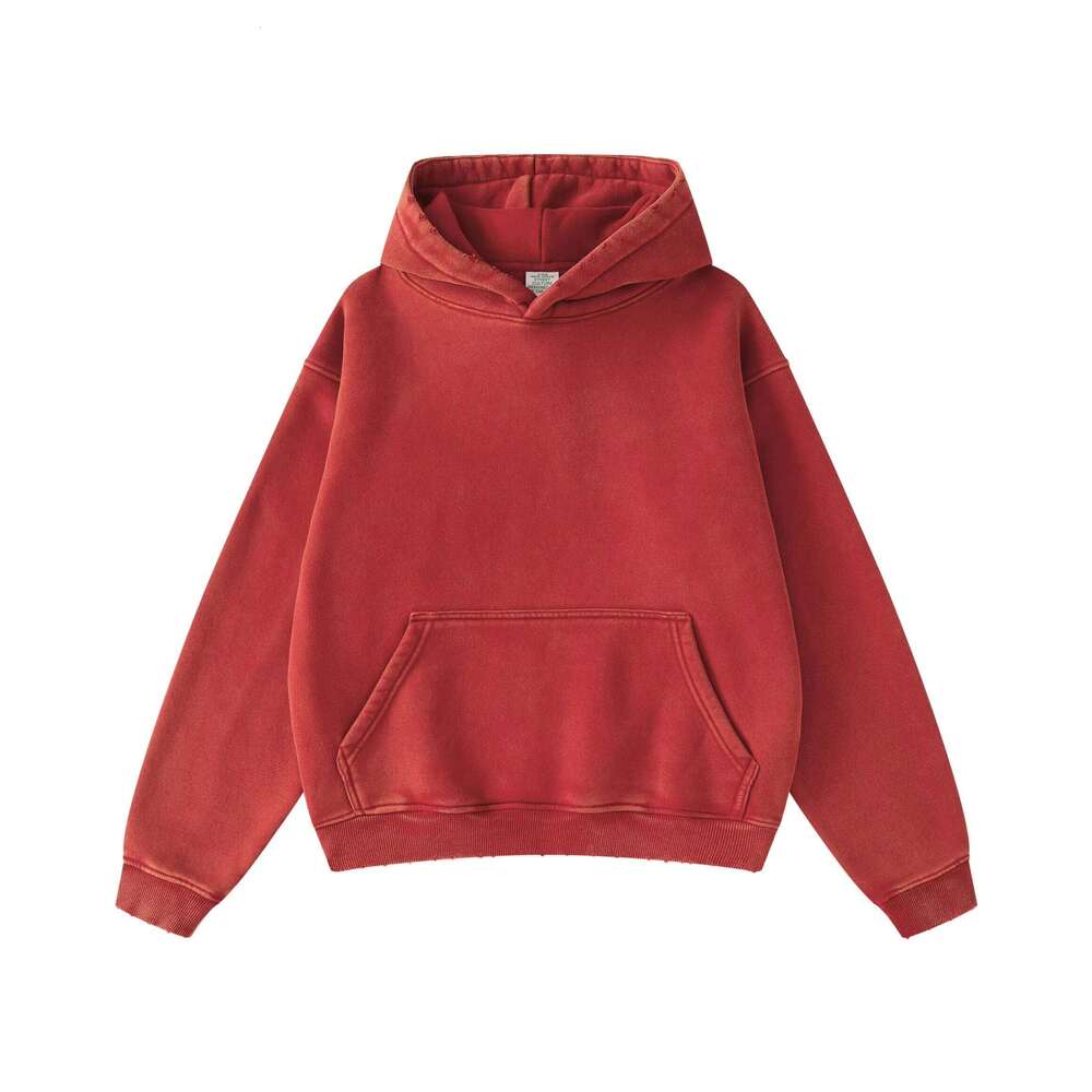 High Quality 355g Drop Shoulder Sweatshirt Embroidery Print Solid Pattern Children's Hoodie