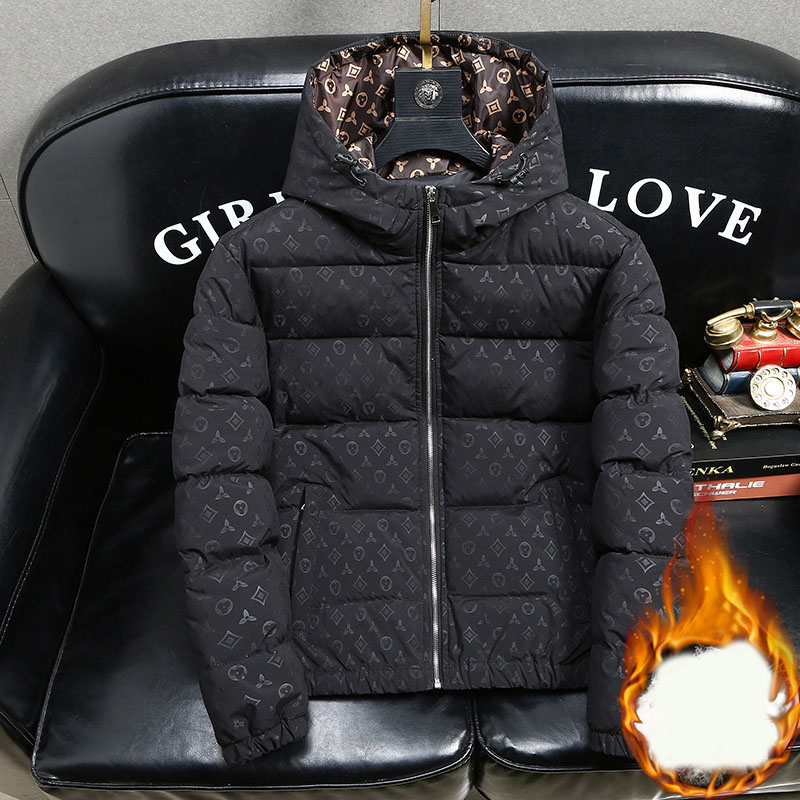 Free shipping designer hot sales new classic light luxury cotton jacket for men in winter mens cotton leisure cold proof and warm cotton jacket