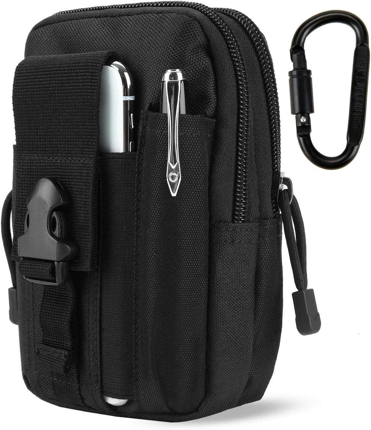 Tactical Waist Pouch EDC Molle Waist Bag Belt Phone Pouch Holster Purse Carrying Pouch for Smartphone Tools Z250910