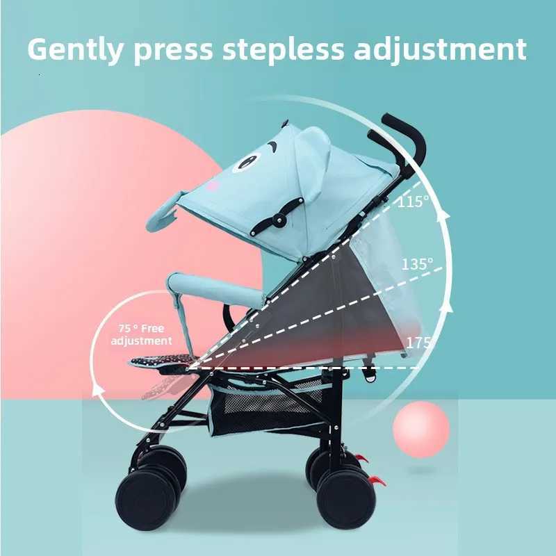 Elephant Stroller Adjustable Baby Stroller for All Seasons Can Sit or Lie Down Safe and Portable W250910
