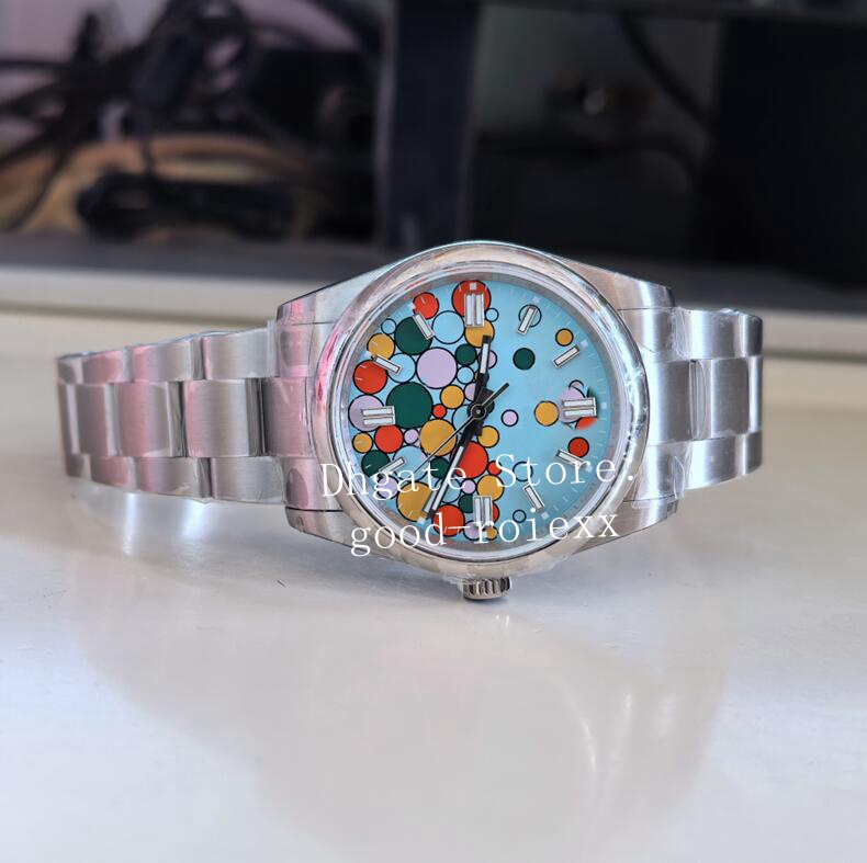 36mm Unisex Watch Women's Silver Rhodium Red Yellow BP Watches Men Automatic 2813 Steel Mechanical 126000 Midsize Ladies BPF Sapphire Glass Wristwatches