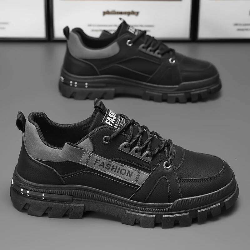 Men's sports shoes new casual fashion light versatile four seasons anti slip wear-resistant soft soled comfortable running shoes