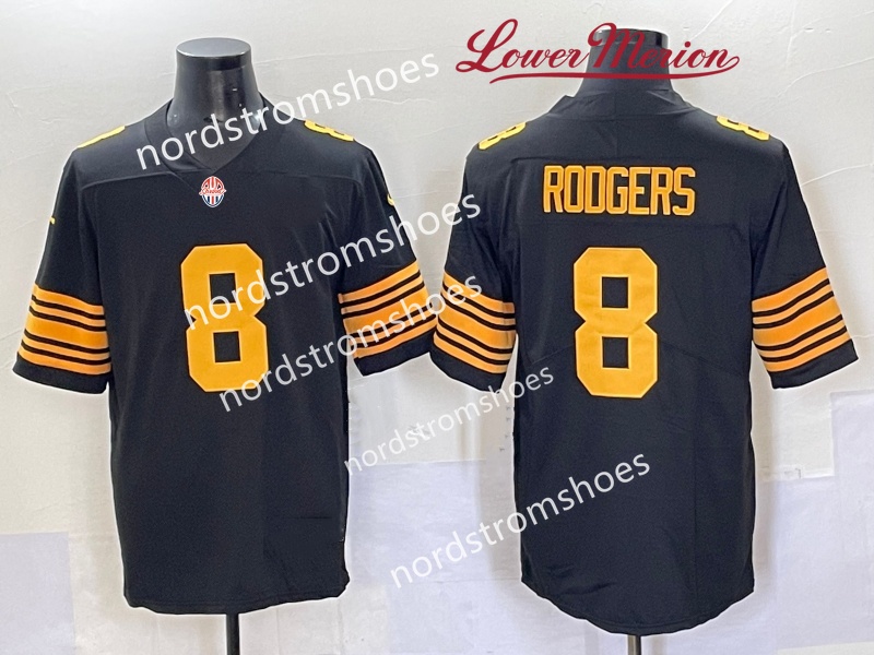 Custom 1933 outdoorgearlab Throwback 8 Rodgers Will Howard Football Jersey Metcalf Watt Harmin Pickett Polamalu Any Name Number