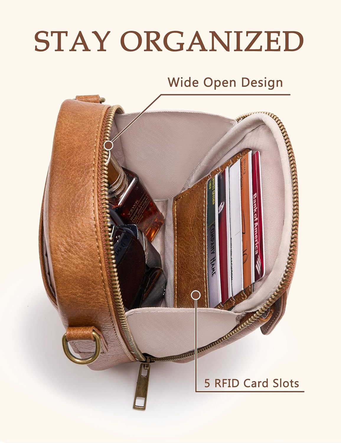 Small Crossbody Bag Vegan Leather Cell Phone Purse for Women Vintage Wallet Bag with Card Slots Z250911