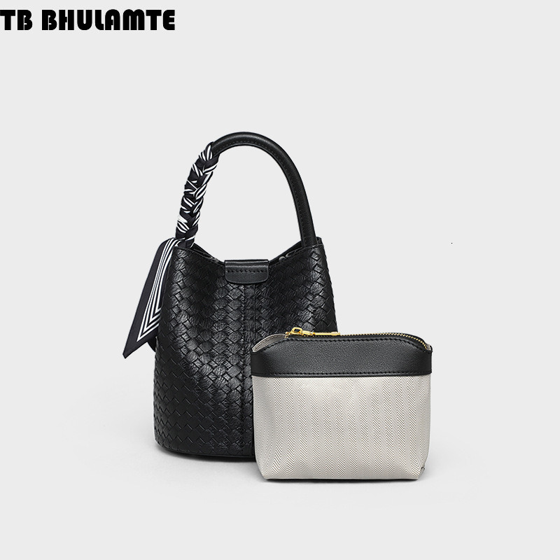 Free Shipping Designer Bag Bucket Bag Women's New Leather Women's Bag Crossbody Small Luxury Bag Bag High-end Woven Bag Handbag