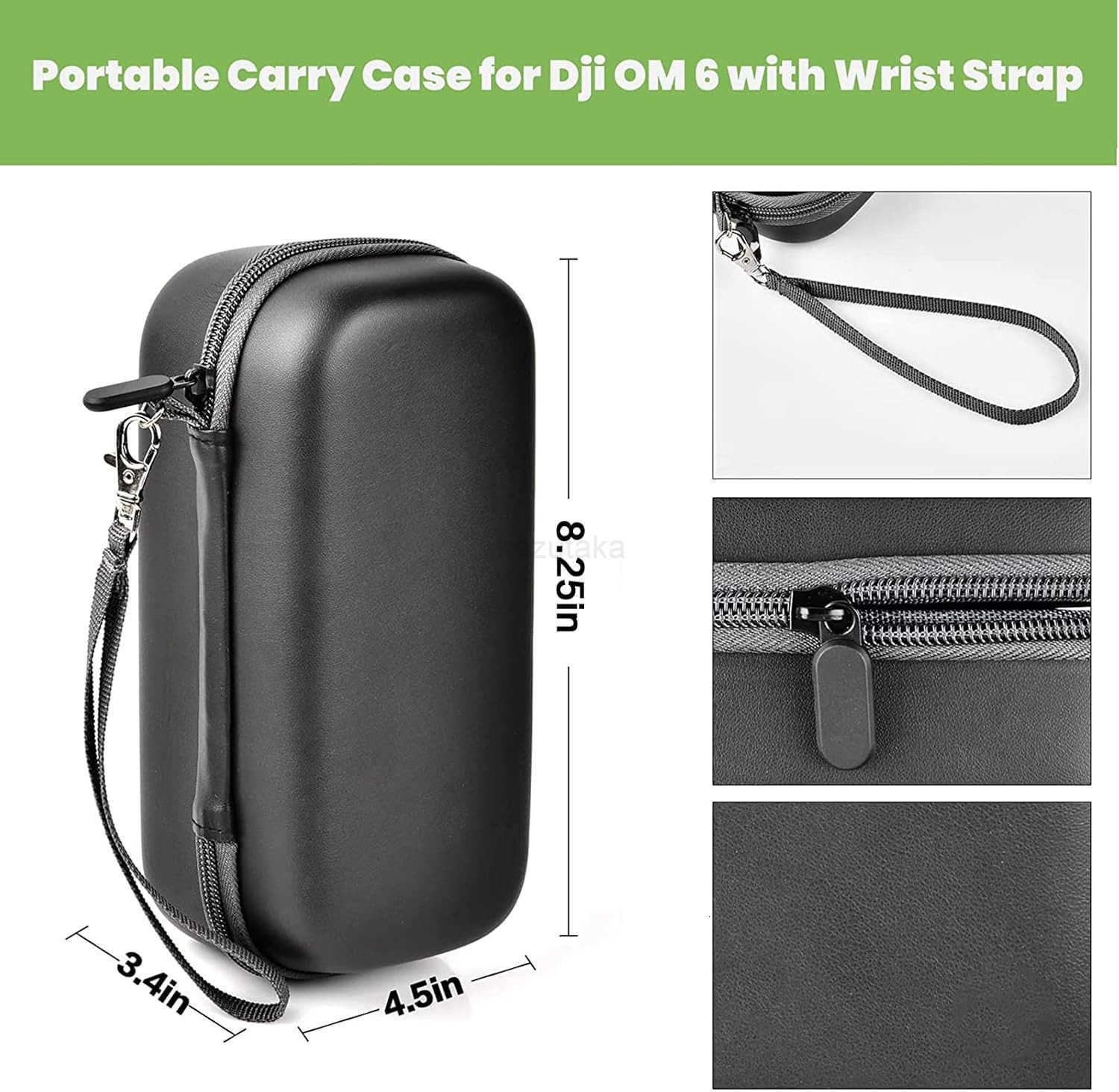 Case Compatible with DJI Osmo Mobile 77P Smartphone Gimbal Travel Storage Holder Bag for 3Axis Stabilizer Extension Rod Phone Clamp Tripod Pouch Only 