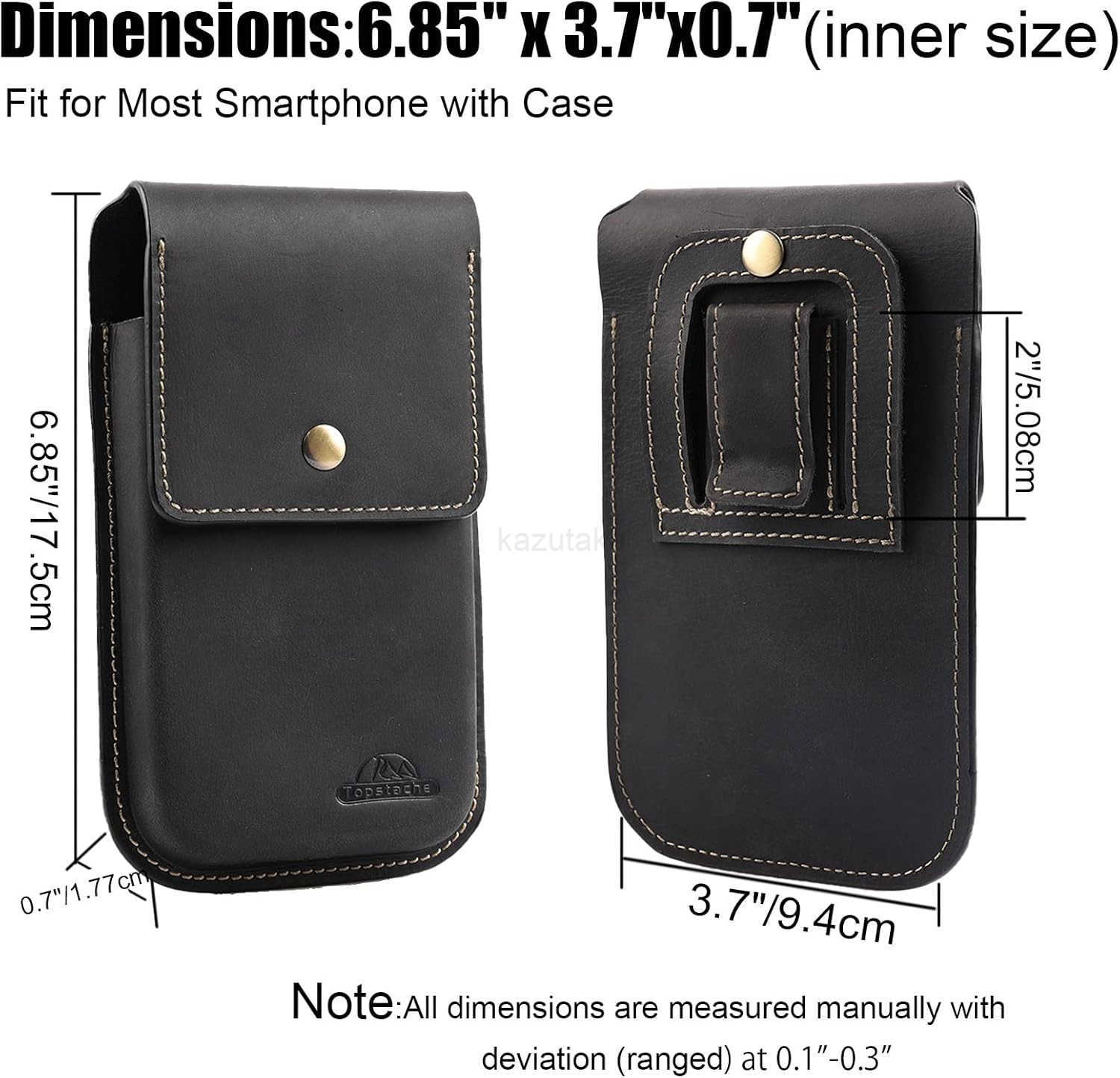 Leather Phone Holster for BeltFlip Cell Phone Case with Belt Clip for S22 UltraS22 PlusS22 Pouch for iPhone 1413 Pro Max Universal Smartphone Sheath Z