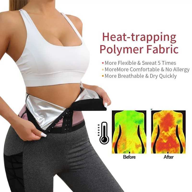 Sauna Sweat Shaper Belt Thermo Tummy Control Shapewear Slimming Girdle Workout Waist Corset Gym Abdomen Fat Burning W250910
