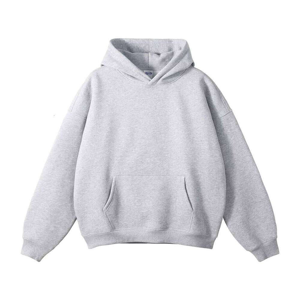 High Quality 380GSM Cotton 100% Embroidery Powder Puff Print Unisex Sports Oversized Blank Hoodie