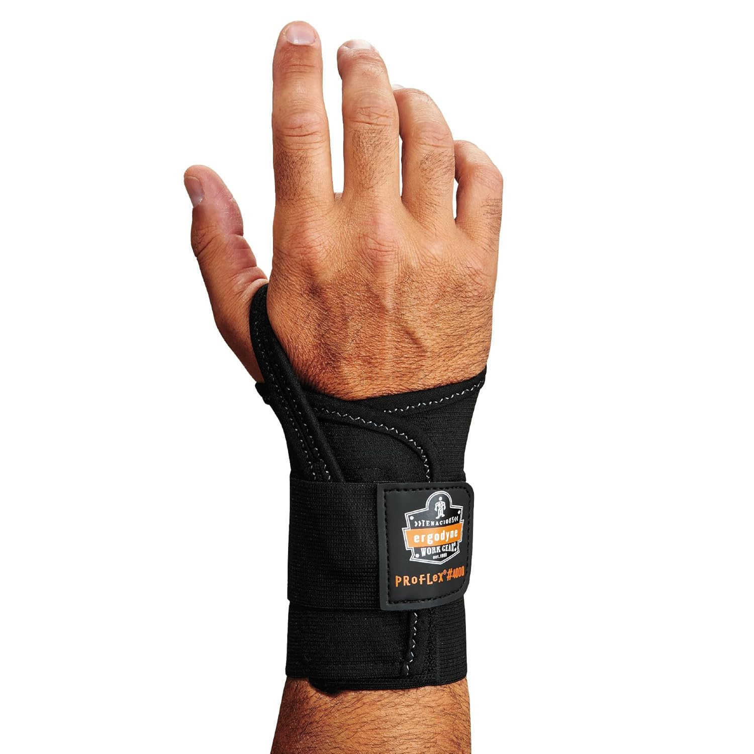 70004 ProFlex 4000 Single Strap Wrist Support Black Medium Right Hand W250910