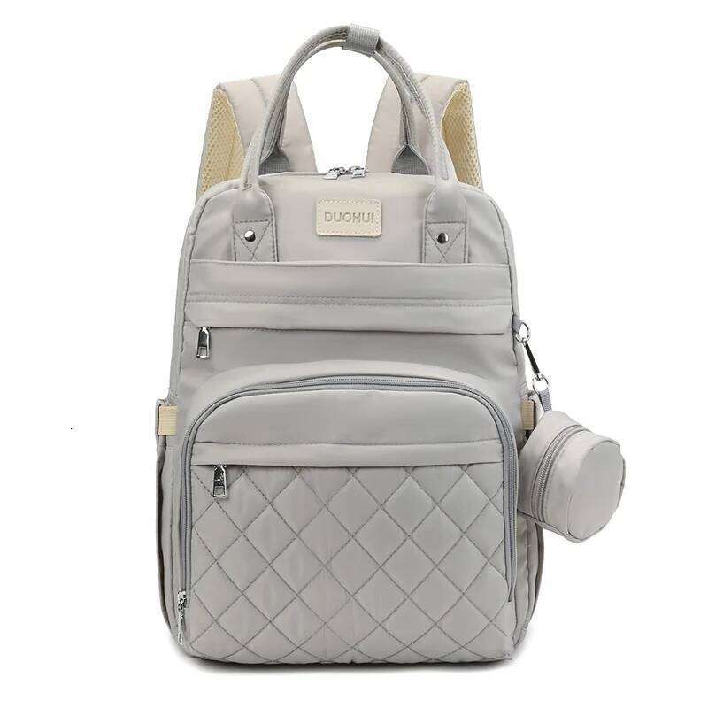 Anti Splash Large Capacity Baby Mom Outdoor Backpack Mommy Bag New Lightweight with Built in Urine Pad Multifunctional
