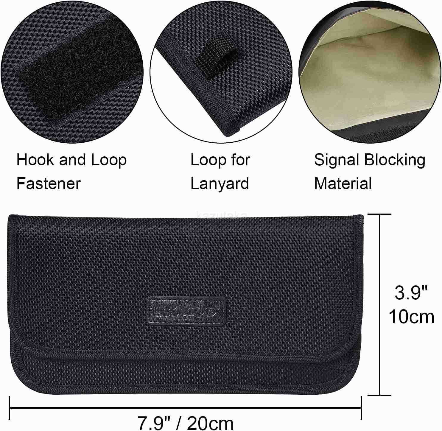 Faraday Bag RFID Signal Blocking Bag Shielding Pouch Wallet Case for Cell Phone Privacy Protection and Car Key FOB Z250910