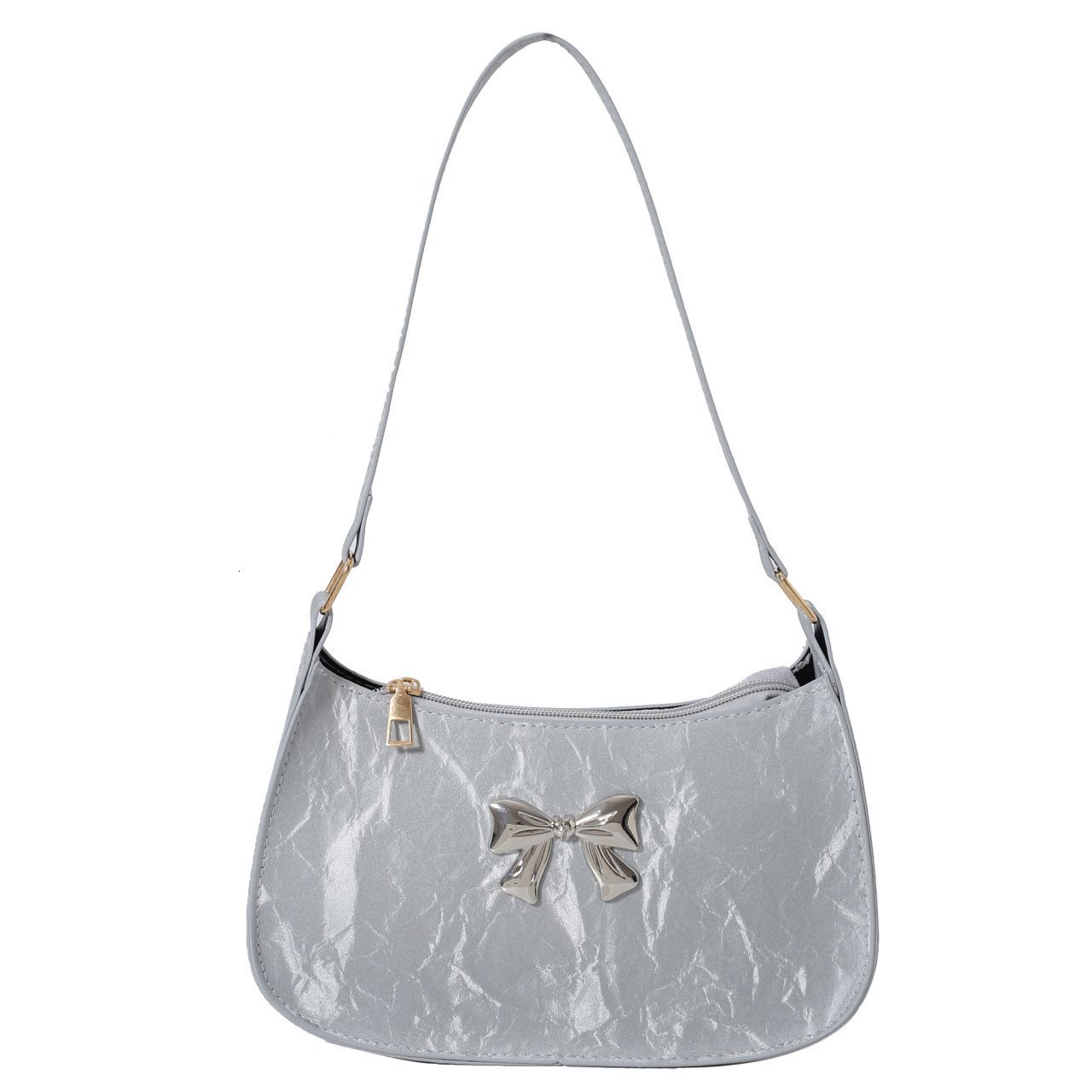 Underarm Bag For Women Niche New Model High Quality Luxury Free Shipping Designer Bag Bag Texture Stylish Single Shoulder Popular Fashion Bow Commuter