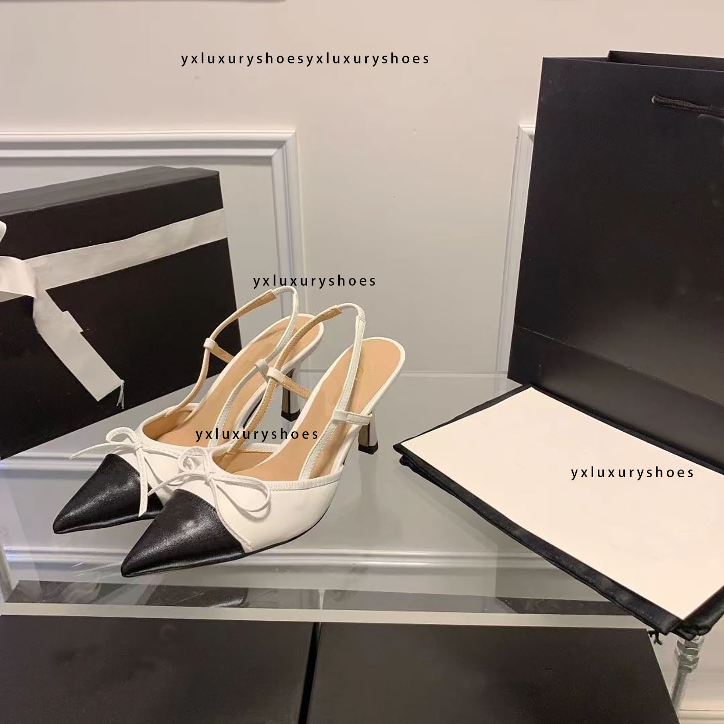 2024 Designer Small C style Women's mid-heels Elegant summer triangle sandals Women's backless heels Luxury shoes Women's Heels Party Wedding