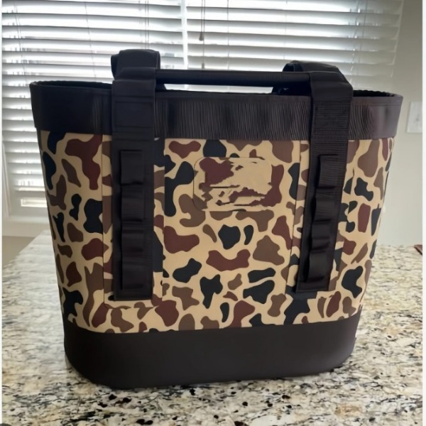 Camino 35L Black Camo Carry All Soft Lunch Bags Box All-Purpose Utility Boat and Beach Waterproof Bag Shopping Cooler Outdoor Totes Wholesale 1549